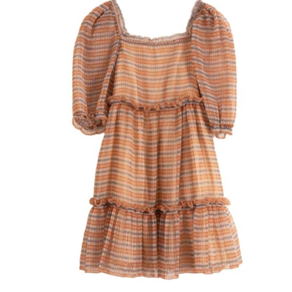 Sea - Teddie Midi Dress Plaid